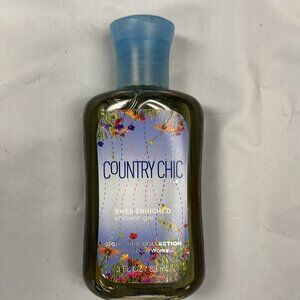 Bath & Body Works COUNTRY CHIC Shea Enriched Shower Gel Travel Size 3FL OZ/88mL